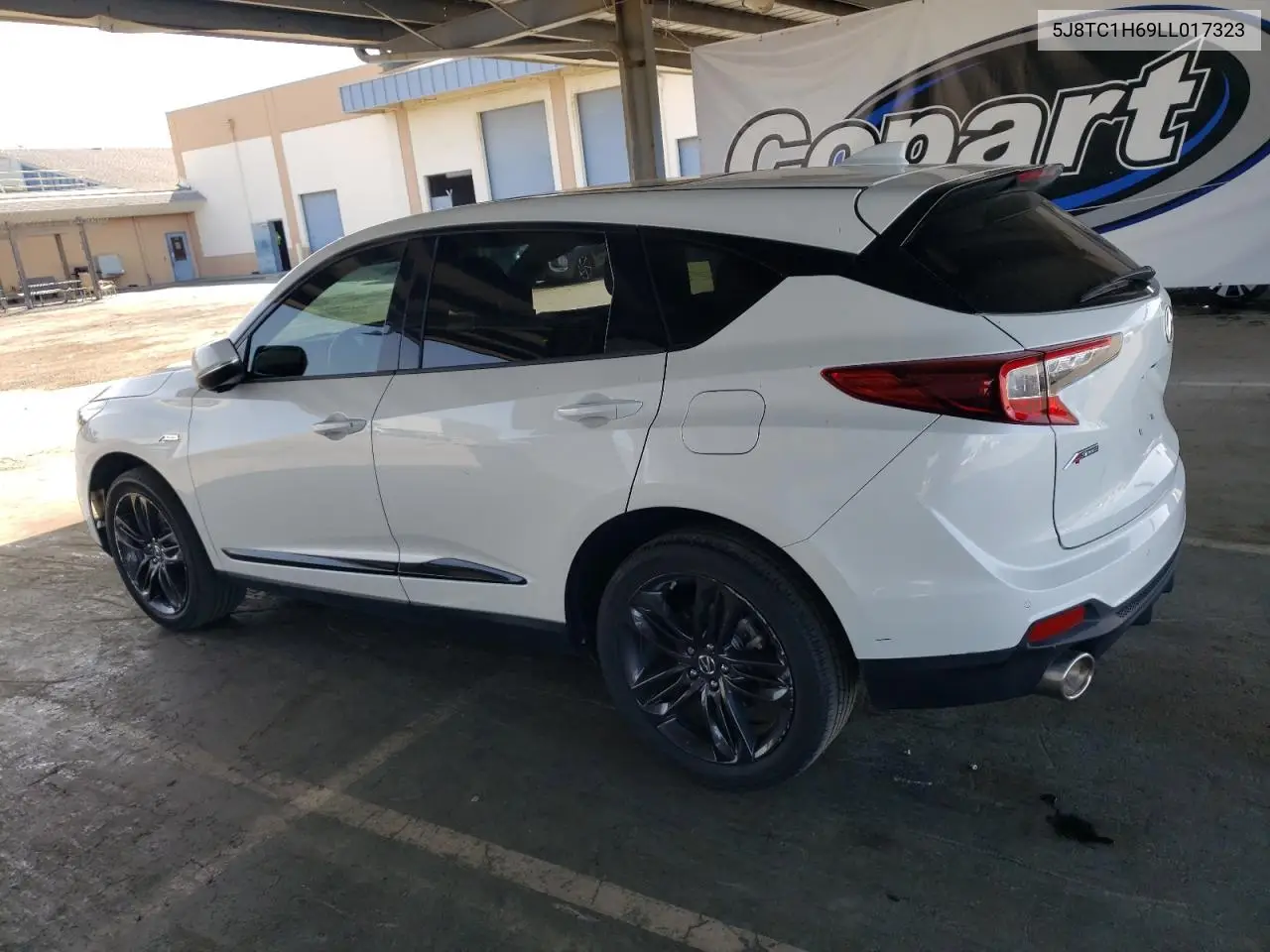2020 Acura Rdx A-Spec VIN: 5J8TC1H69LL017323 Lot: 62030955