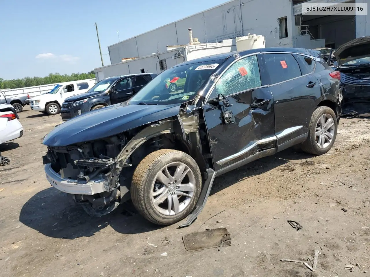 2020 Acura Rdx Advance VIN: 5J8TC2H7XLL009116 Lot: 62276695