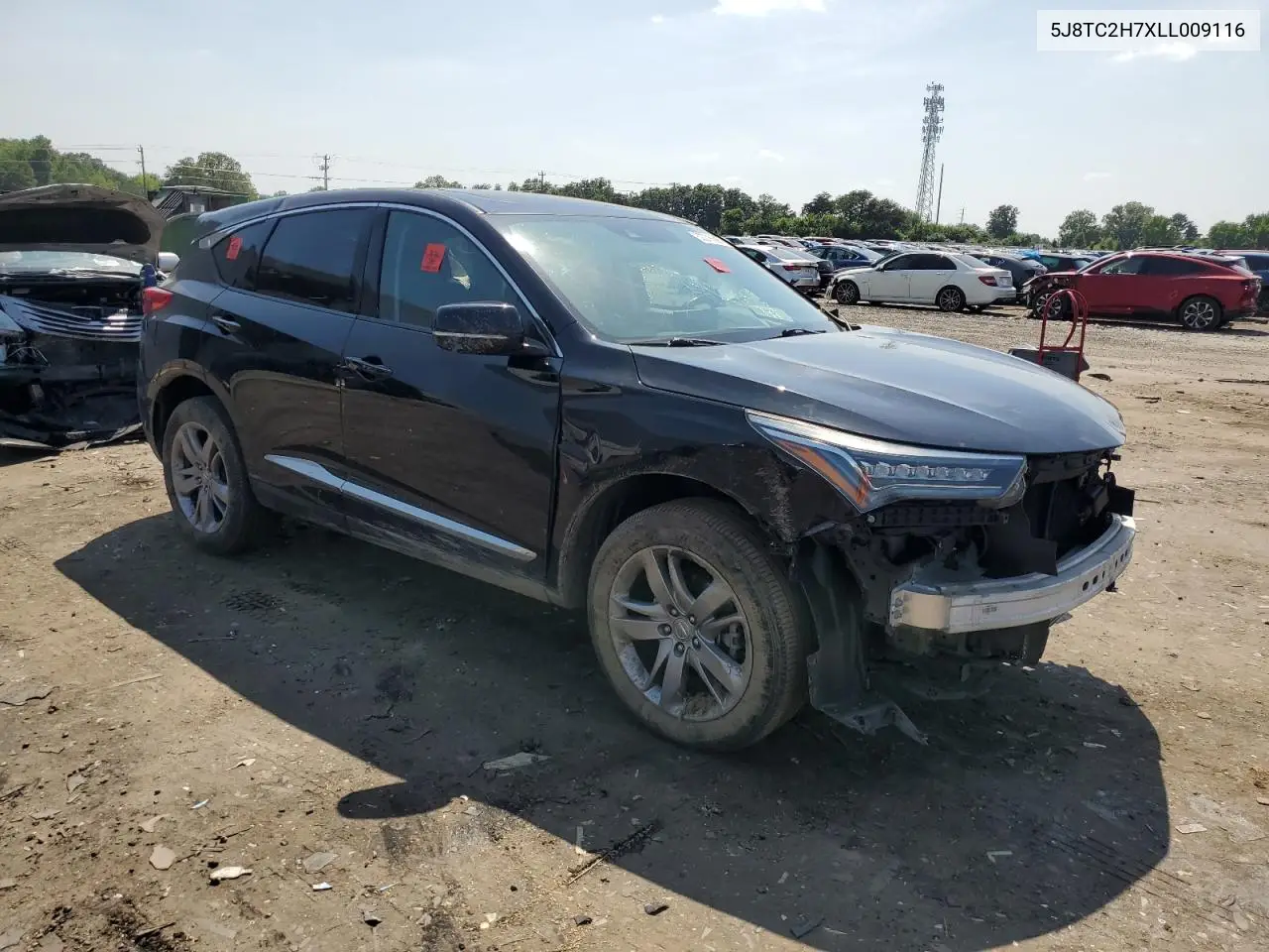 2020 Acura Rdx Advance VIN: 5J8TC2H7XLL009116 Lot: 62276695