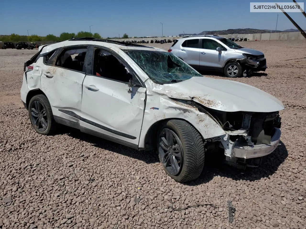 2020 Acura Rdx A-Spec VIN: 5J8TC2H61LL036678 Lot: 62368295