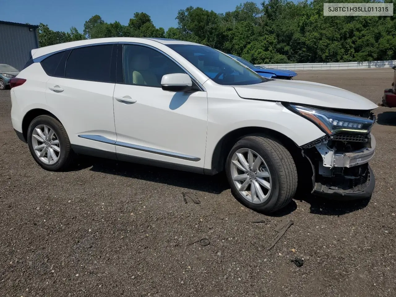 2020 Acura Rdx VIN: 5J8TC1H35LL011315 Lot: 62421305