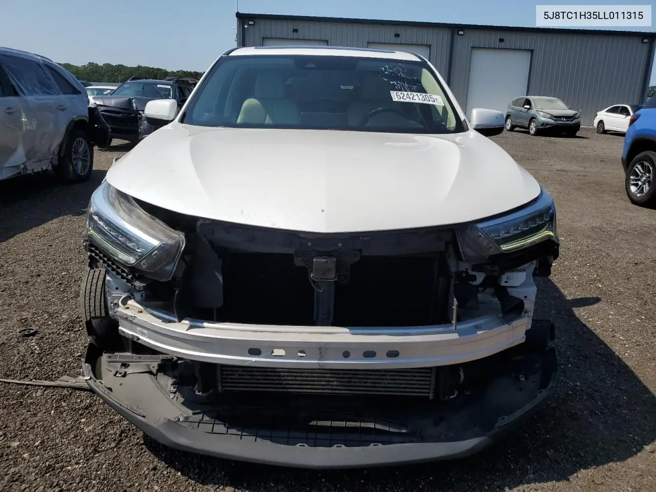2020 Acura Rdx VIN: 5J8TC1H35LL011315 Lot: 62421305