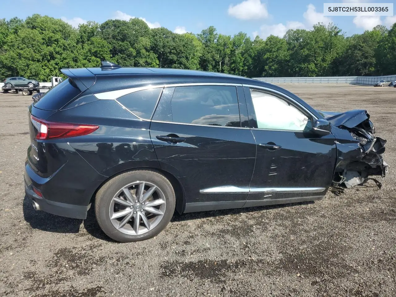 2020 Acura Rdx Technology VIN: 5J8TC2H53LL003365 Lot: 63967245