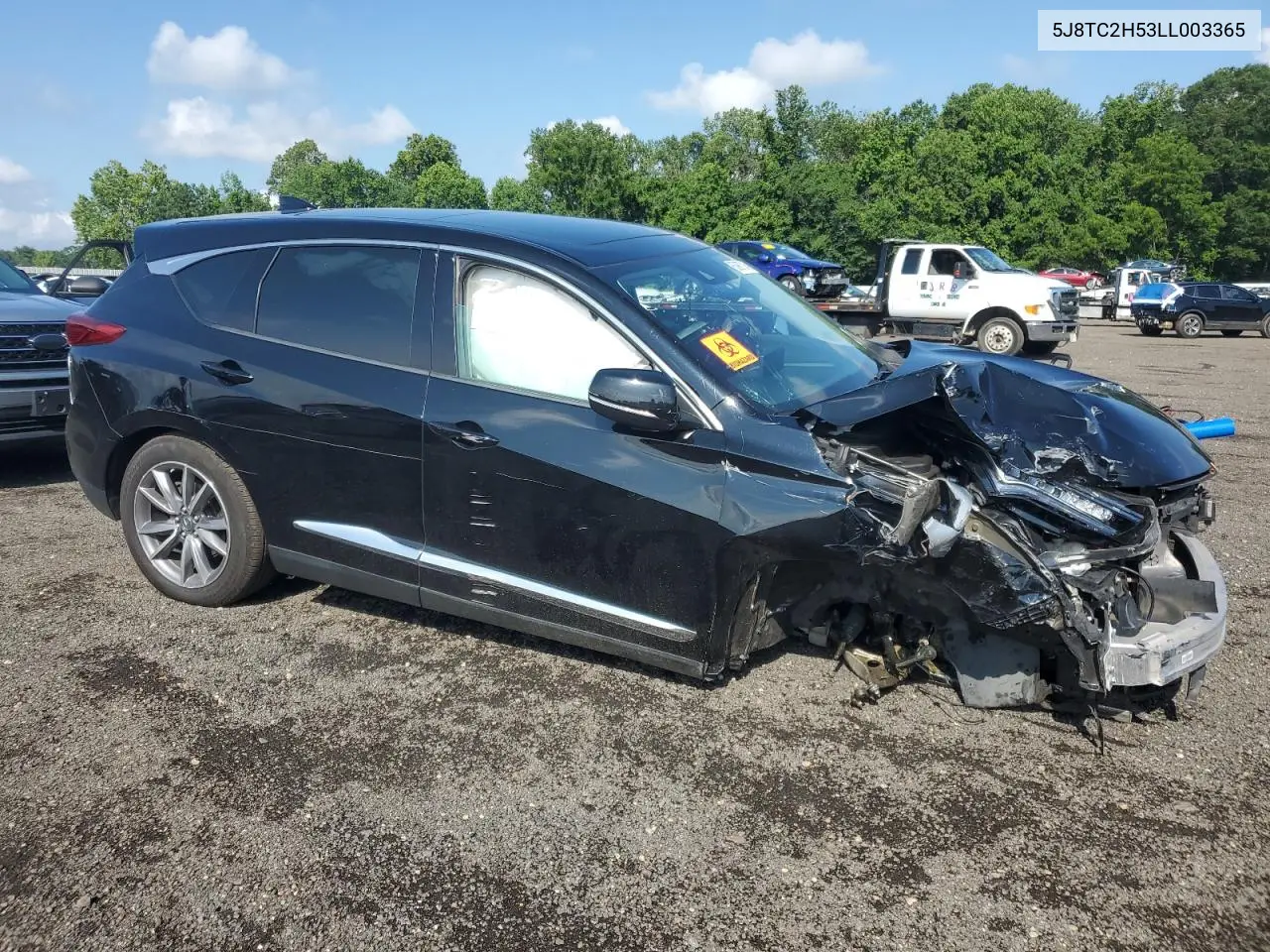 2020 Acura Rdx Technology VIN: 5J8TC2H53LL003365 Lot: 63967245