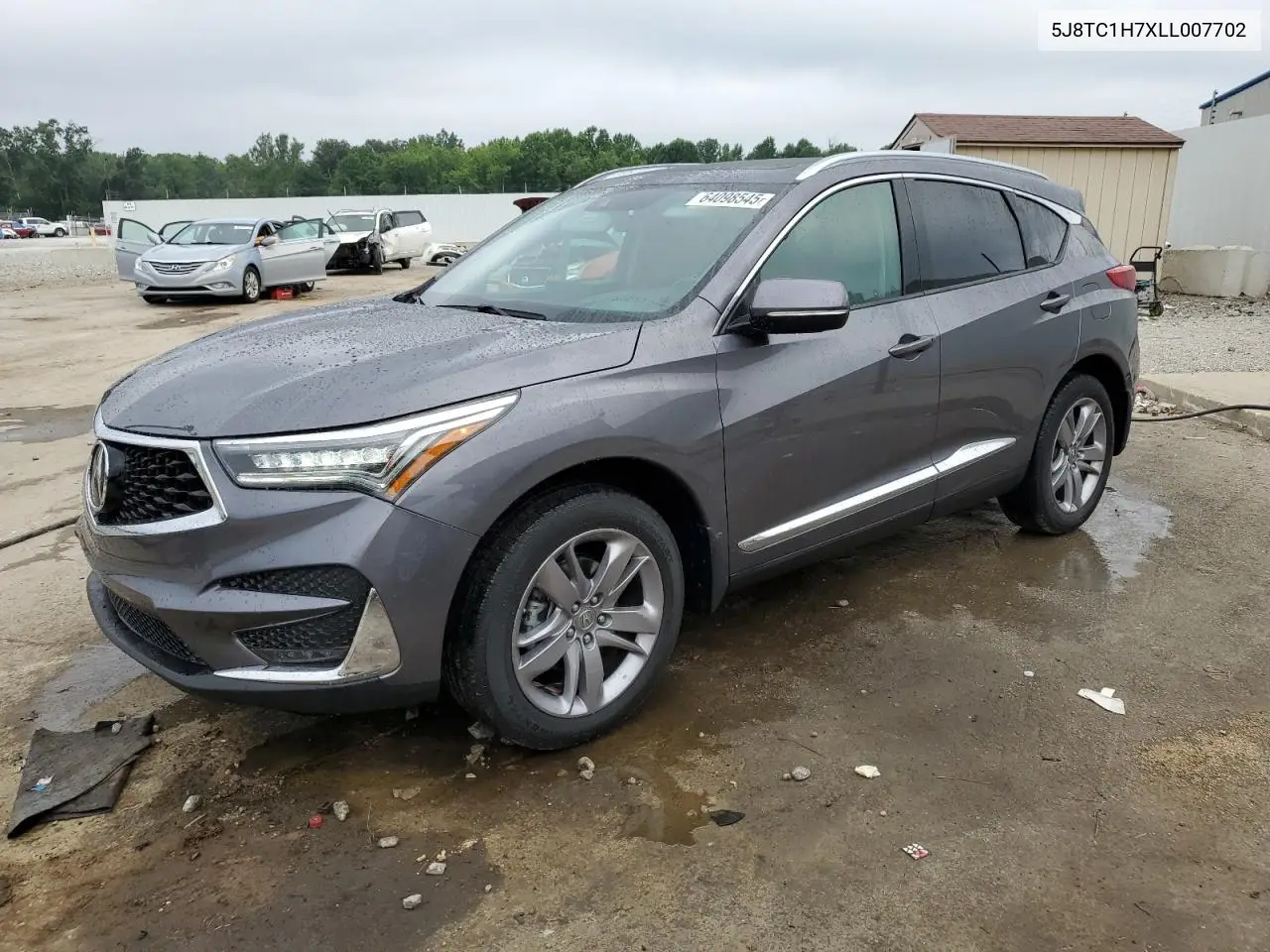 2020 Acura Rdx Advance VIN: 5J8TC1H7XLL007702 Lot: 64098545