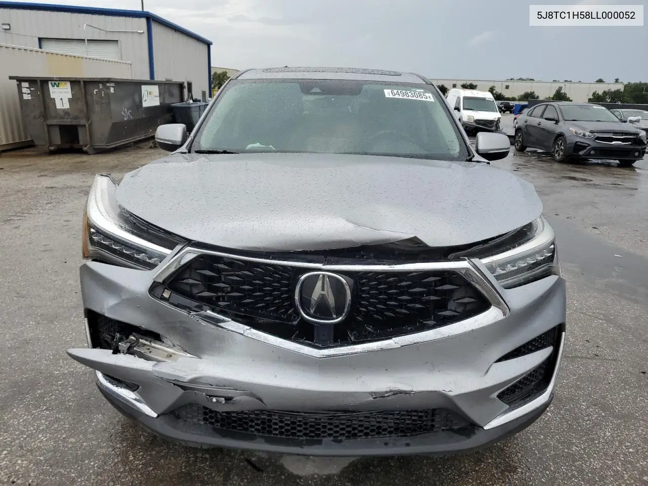 2020 Acura Rdx Technology VIN: 5J8TC1H58LL000052 Lot: 64983085