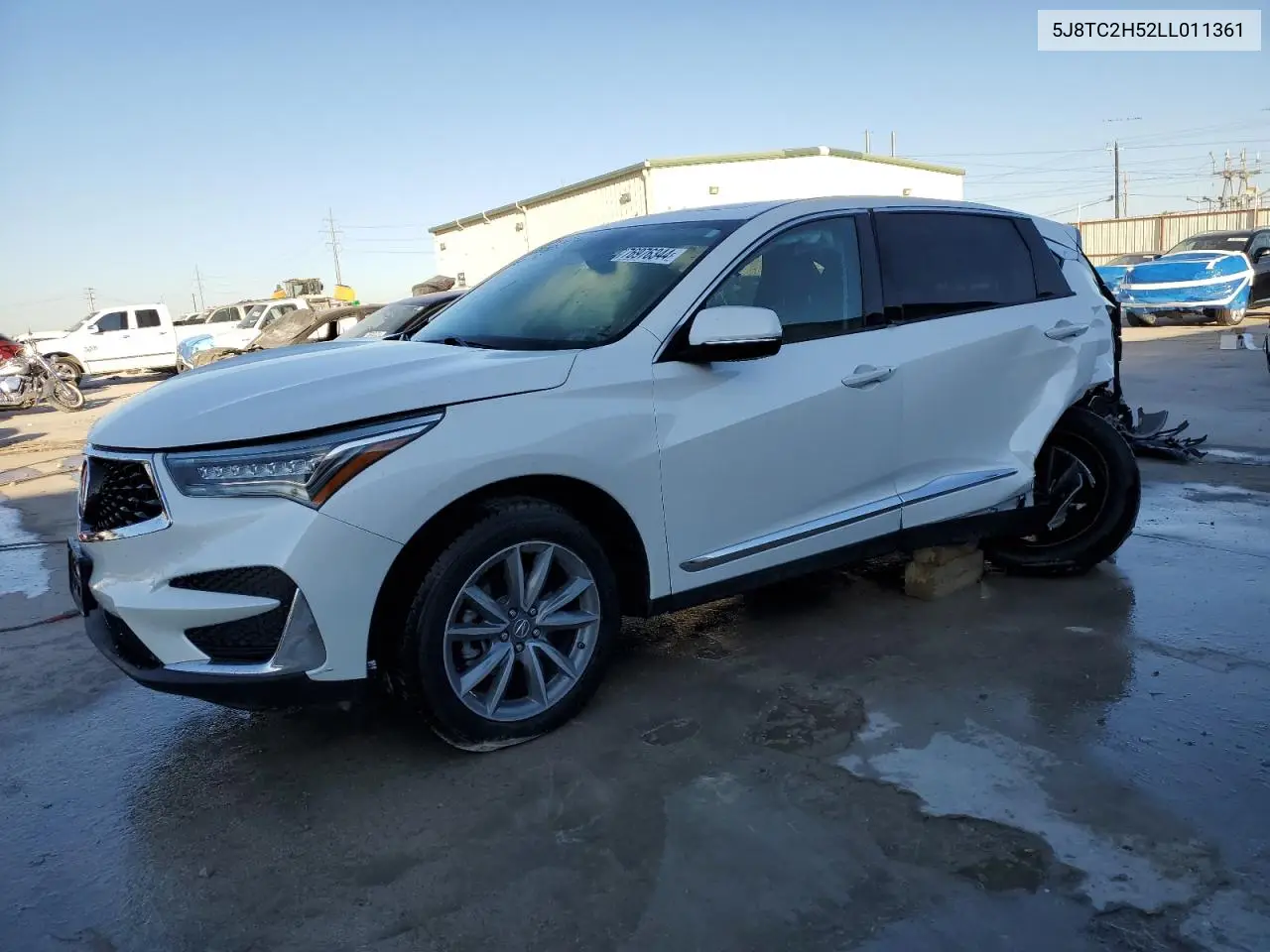 2020 Acura Rdx Technology VIN: 5J8TC2H52LL011361 Lot: 76976344