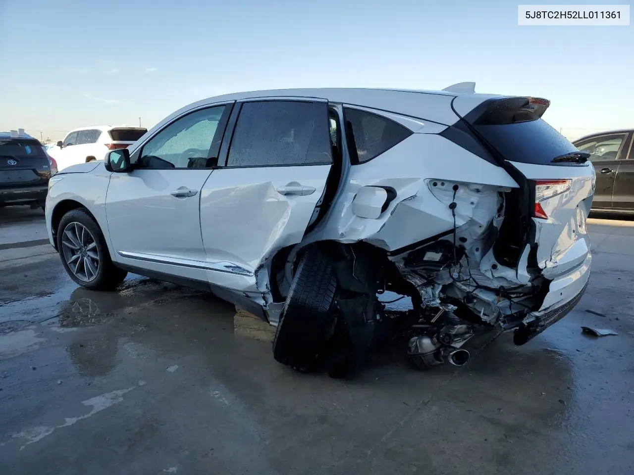 2020 Acura Rdx Technology VIN: 5J8TC2H52LL011361 Lot: 76976344