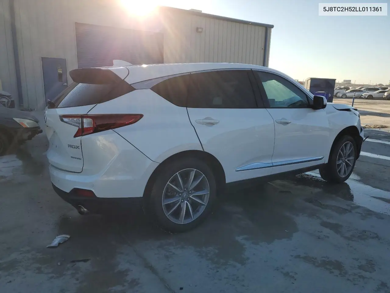 2020 Acura Rdx Technology VIN: 5J8TC2H52LL011361 Lot: 76976344