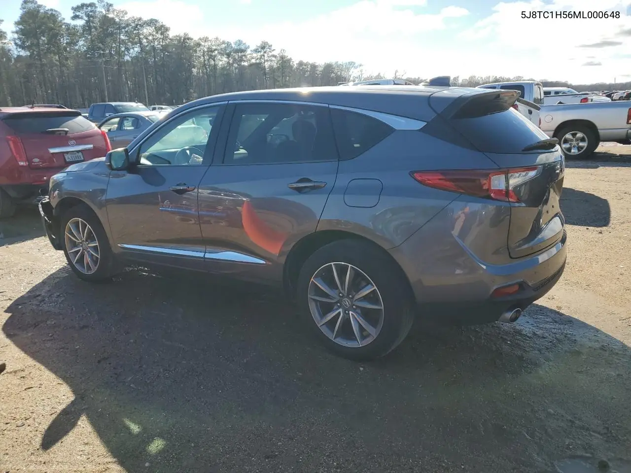 2021 Acura Rdx Technology VIN: 5J8TC1H56ML000648 Lot: 46293425