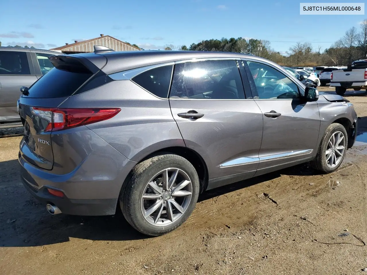 2021 Acura Rdx Technology VIN: 5J8TC1H56ML000648 Lot: 46293425