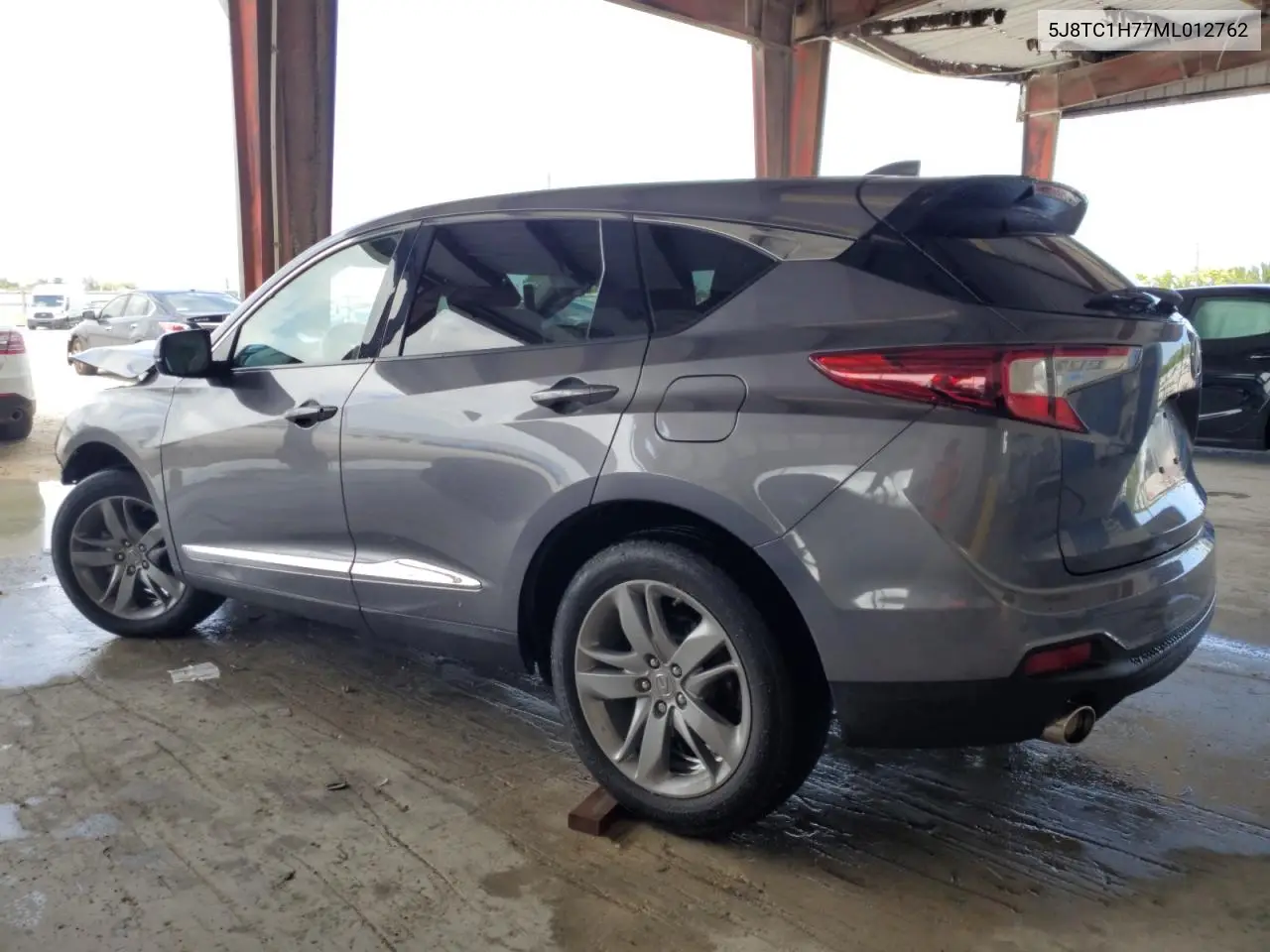 2021 Acura Rdx Advance VIN: 5J8TC1H77ML012762 Lot: 51253765