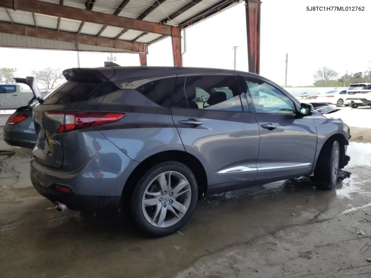2021 Acura Rdx Advance VIN: 5J8TC1H77ML012762 Lot: 51253765