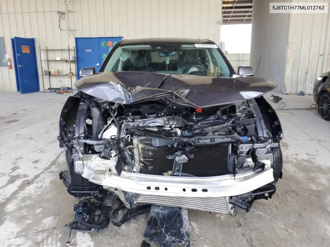 2021 Acura Rdx Advance VIN: 5J8TC1H77ML012762 Lot: 51253765