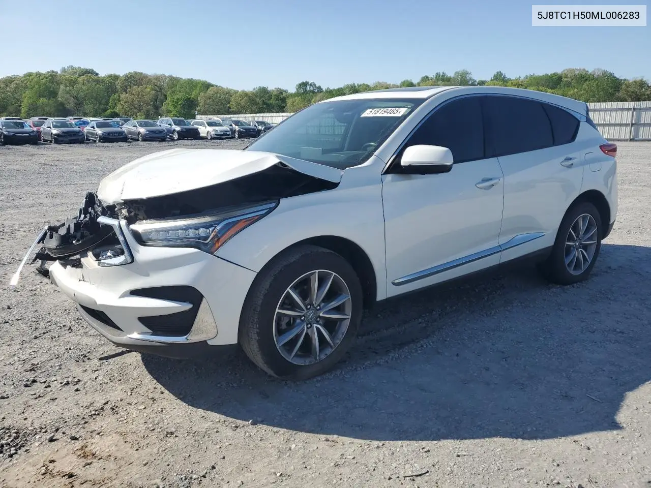 2021 Acura Rdx Technology VIN: 5J8TC1H50ML006283 Lot: 51819465