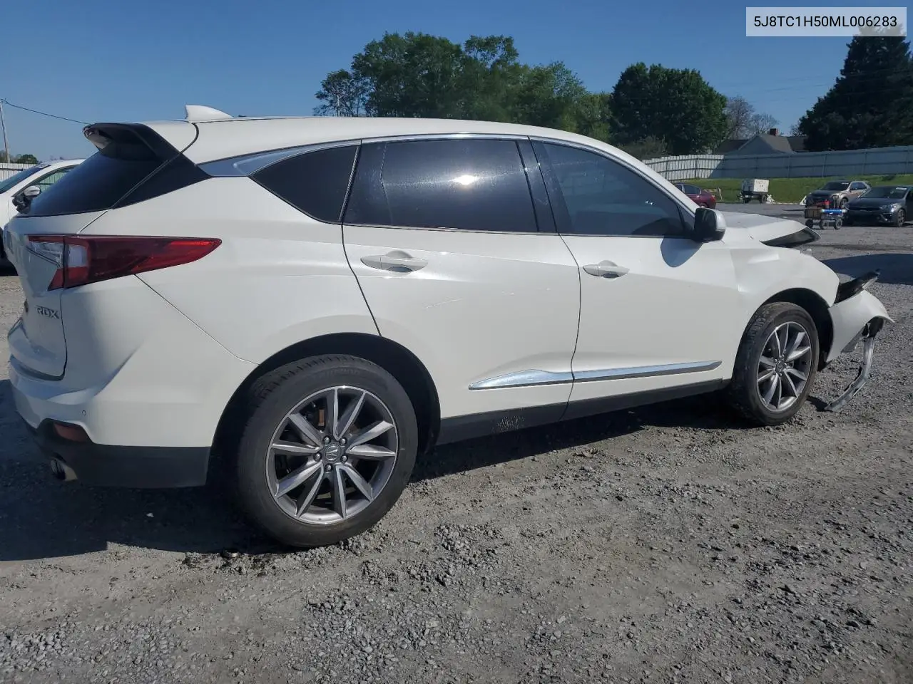 2021 Acura Rdx Technology VIN: 5J8TC1H50ML006283 Lot: 51819465