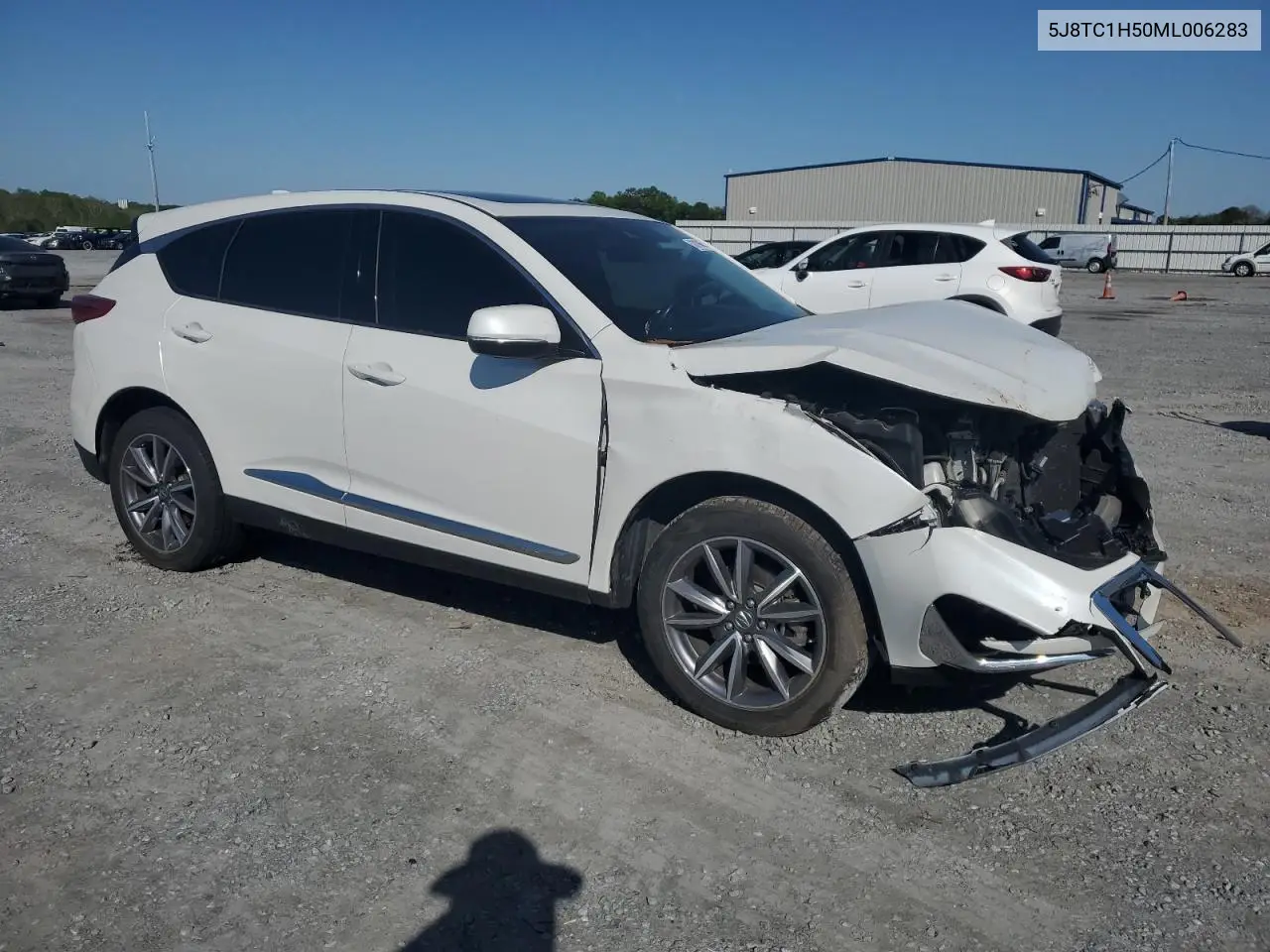2021 Acura Rdx Technology VIN: 5J8TC1H50ML006283 Lot: 51819465