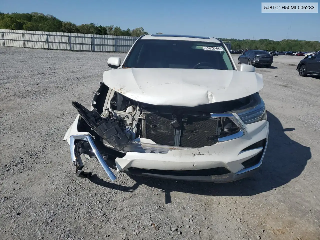 2021 Acura Rdx Technology VIN: 5J8TC1H50ML006283 Lot: 51819465