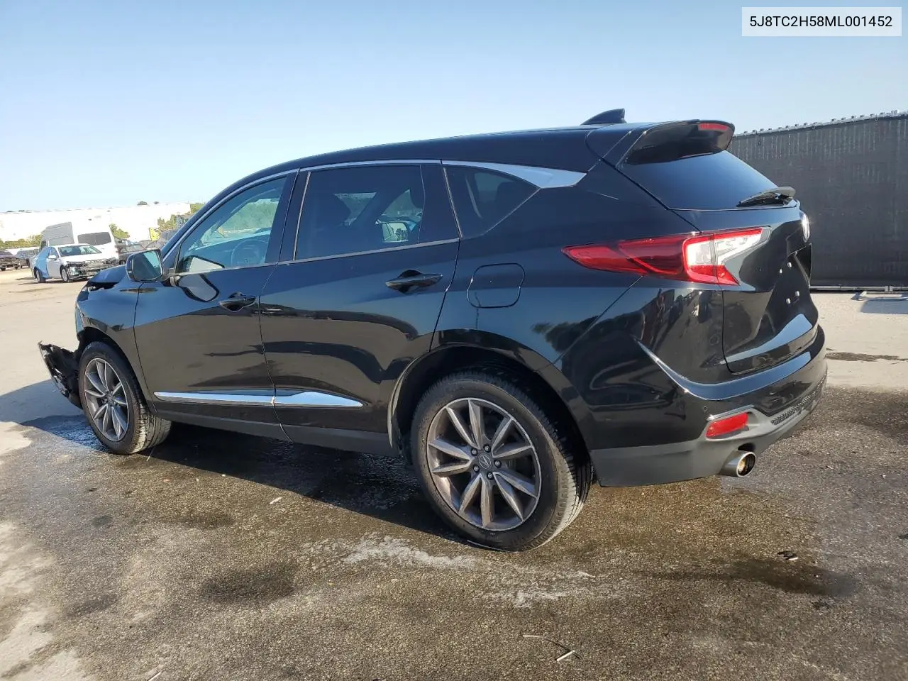 2021 Acura Rdx Technology VIN: 5J8TC2H58ML001452 Lot: 52081655