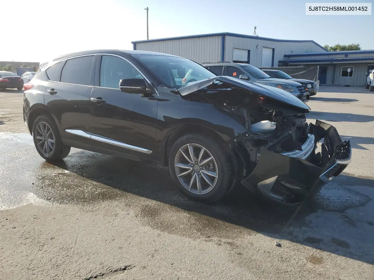 2021 Acura Rdx Technology VIN: 5J8TC2H58ML001452 Lot: 52081655