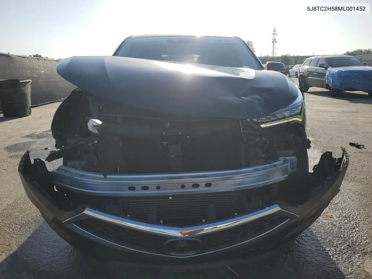 2021 Acura Rdx Technology VIN: 5J8TC2H58ML001452 Lot: 52081655