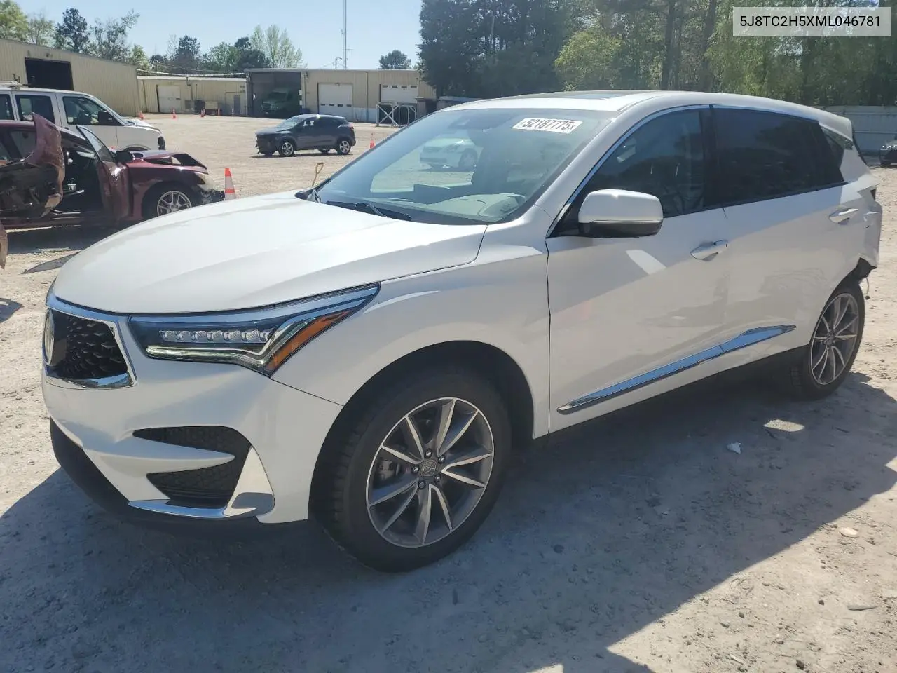 2021 Acura Rdx Technology VIN: 5J8TC2H5XML046781 Lot: 52187775