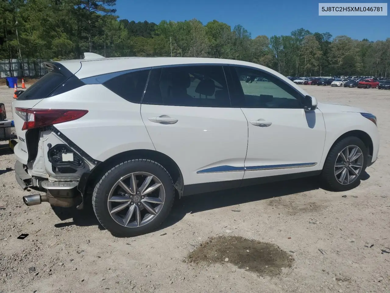 2021 Acura Rdx Technology VIN: 5J8TC2H5XML046781 Lot: 52187775