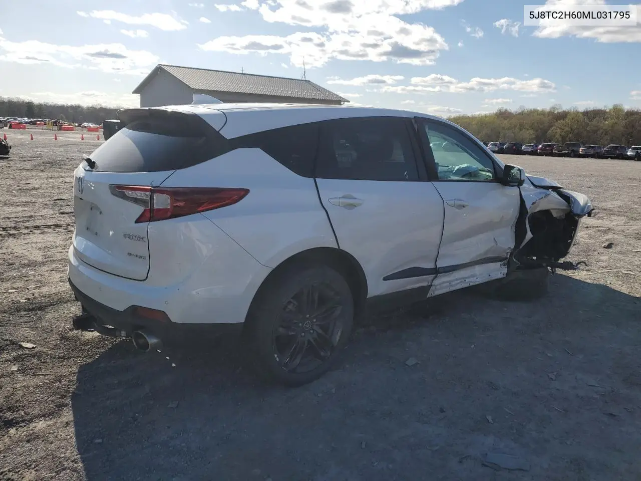 2021 Acura Rdx A-Spec VIN: 5J8TC2H60ML031795 Lot: 52299185