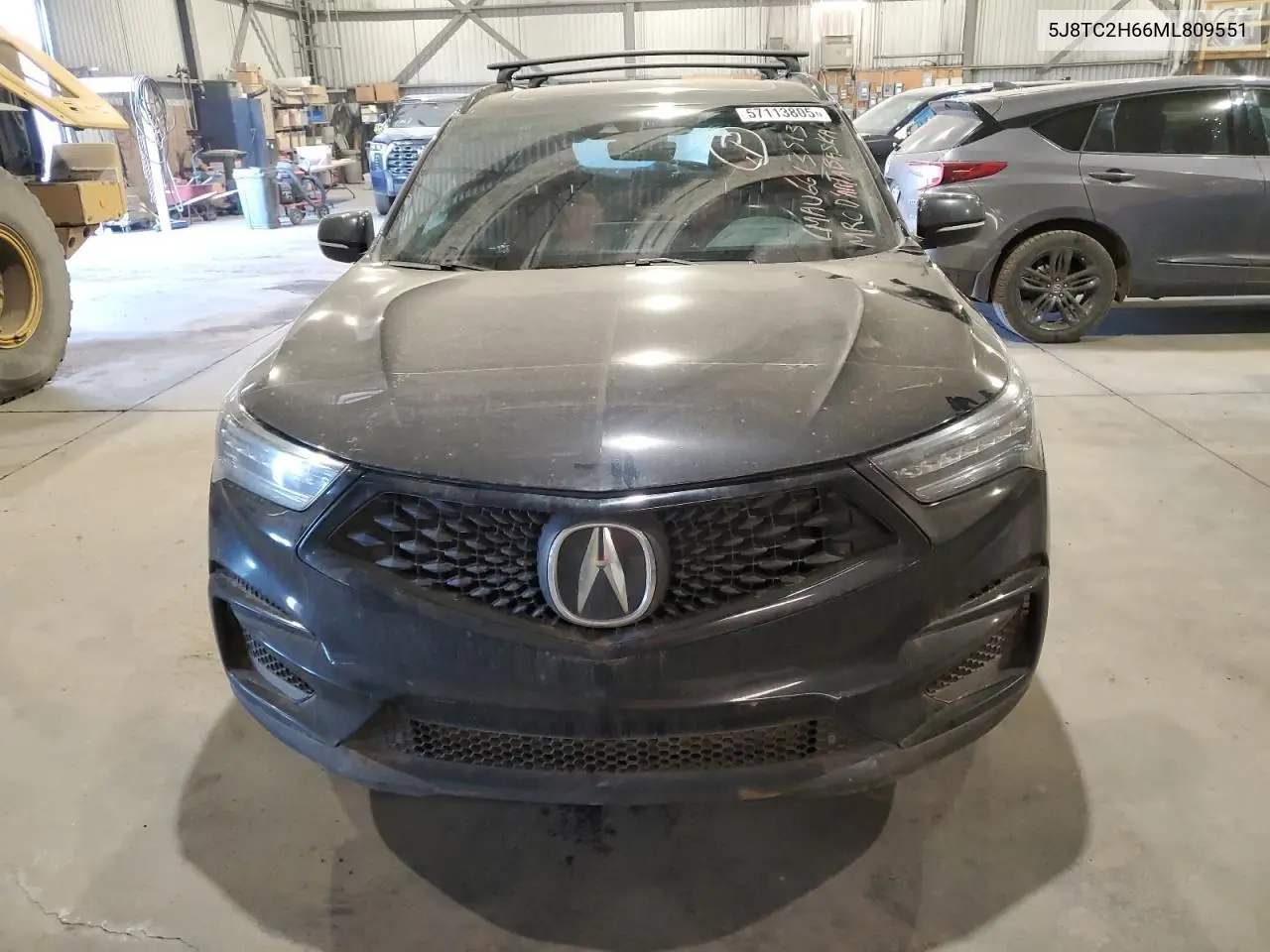 2021 Acura Rdx A-Spec VIN: 5J8TC2H66ML809551 Lot: 57113805