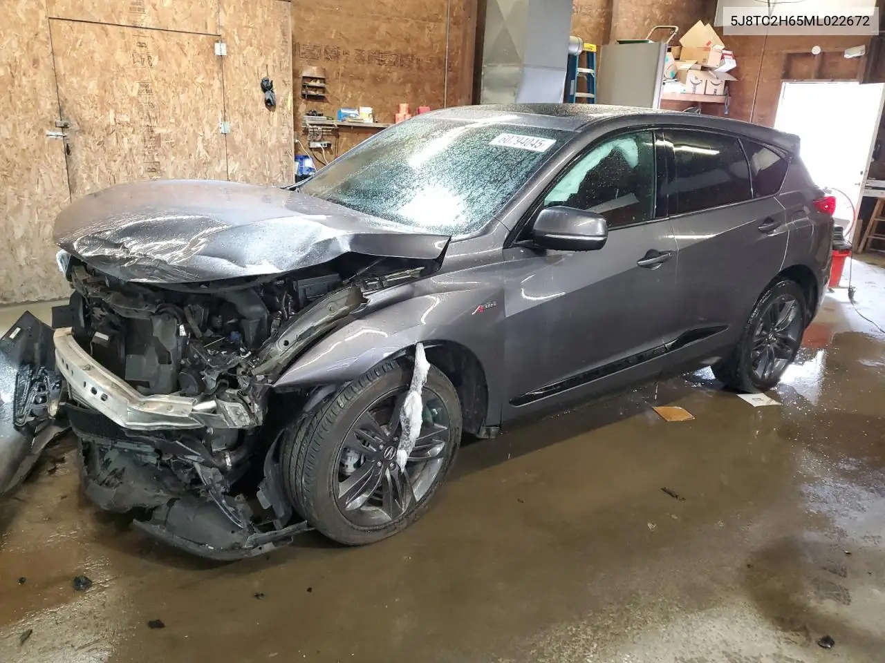 2021 Acura Rdx A-Spec VIN: 5J8TC2H65ML022672 Lot: 60794045