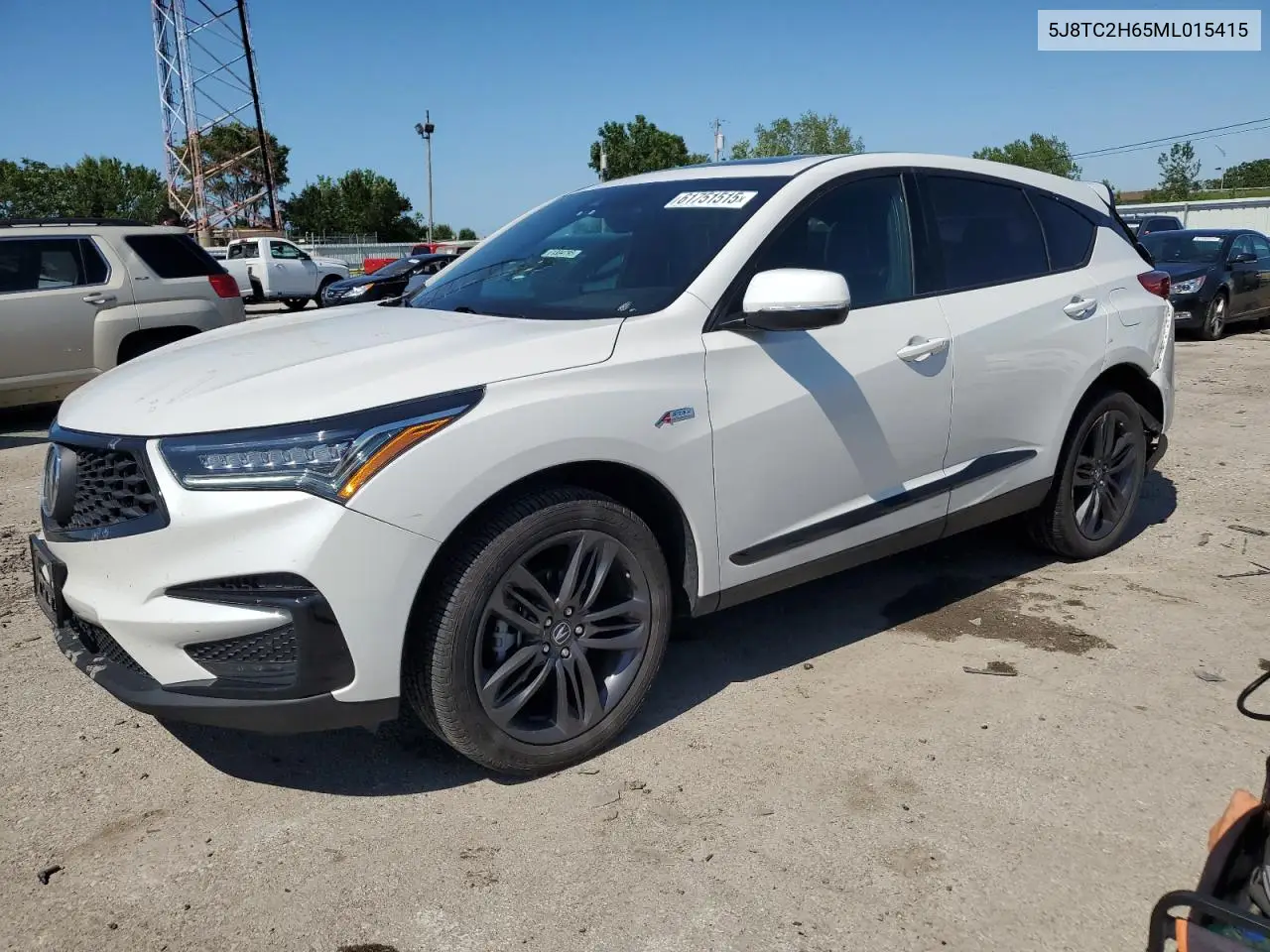 2021 Acura Rdx A-Spec VIN: 5J8TC2H65ML015415 Lot: 61751515