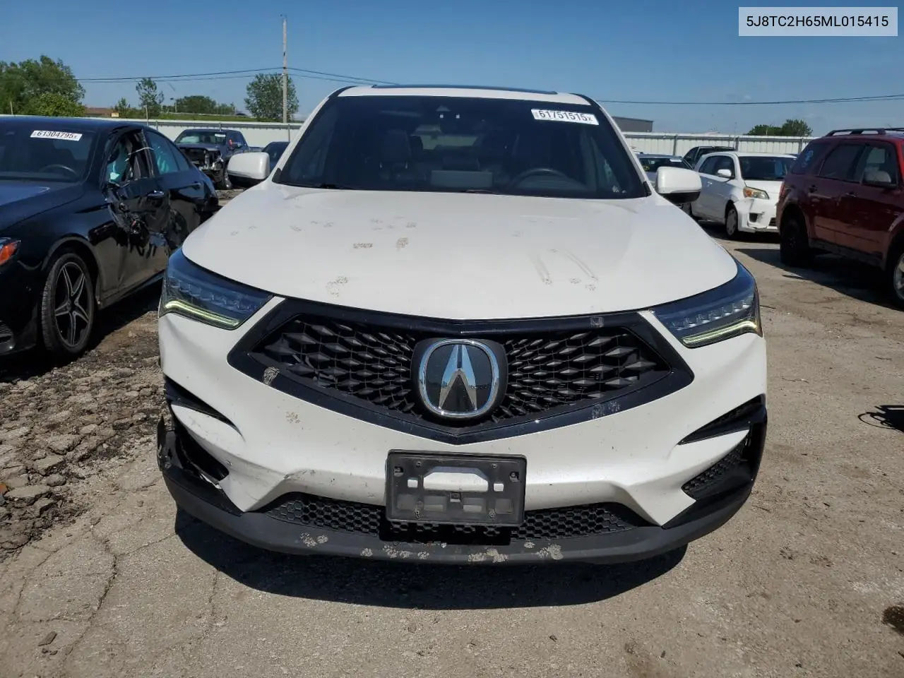 2021 Acura Rdx A-Spec VIN: 5J8TC2H65ML015415 Lot: 61751515