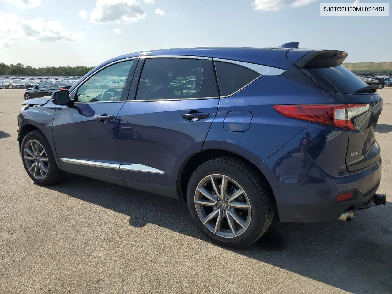 2021 Acura Rdx Technology VIN: 5J8TC2H50ML024451 Lot: 61895915