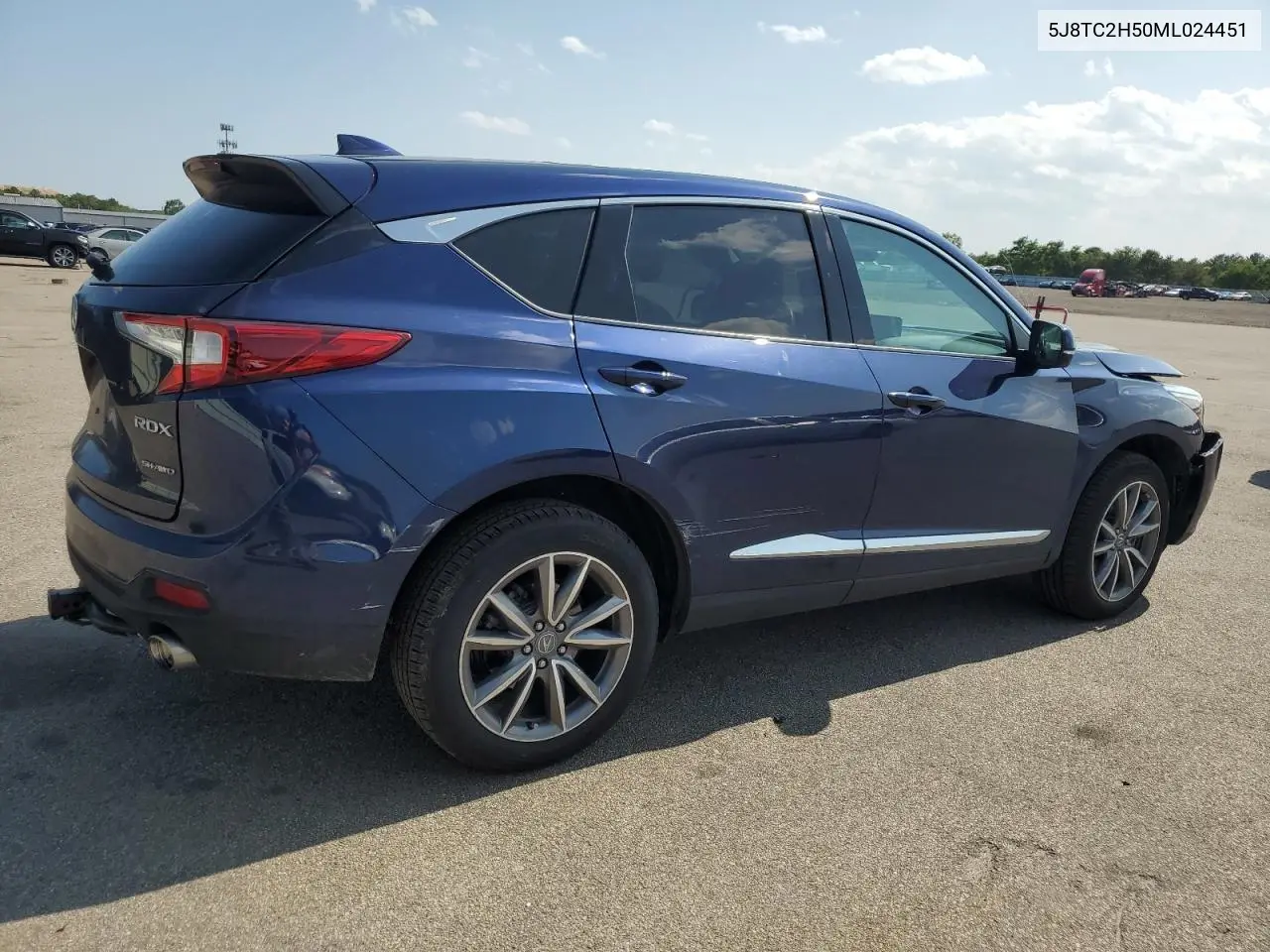 2021 Acura Rdx Technology VIN: 5J8TC2H50ML024451 Lot: 61895915