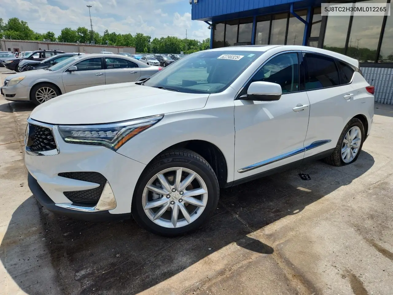 2021 Acura Rdx VIN: 5J8TC2H30ML012265 Lot: 62298325