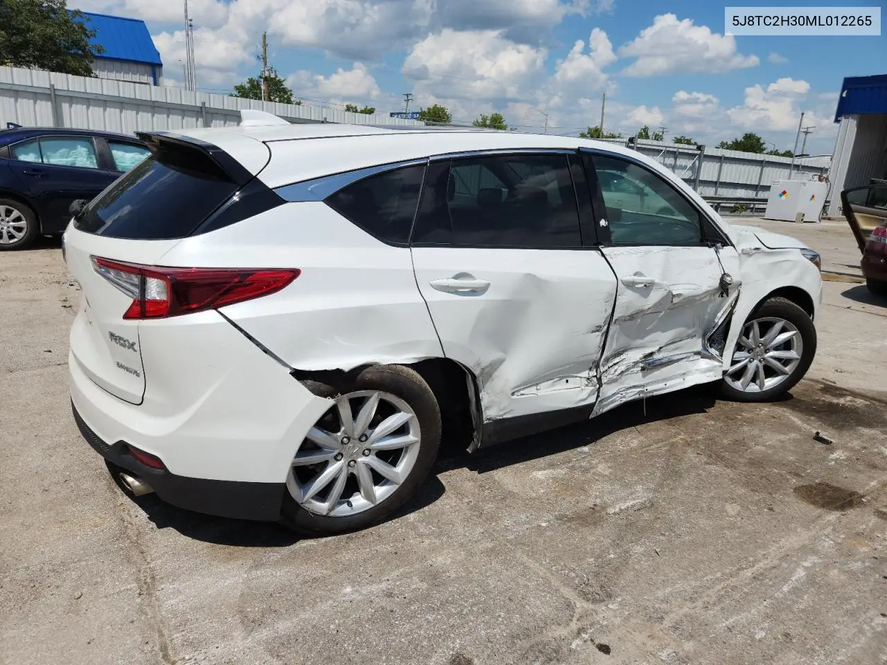 2021 Acura Rdx VIN: 5J8TC2H30ML012265 Lot: 62298325