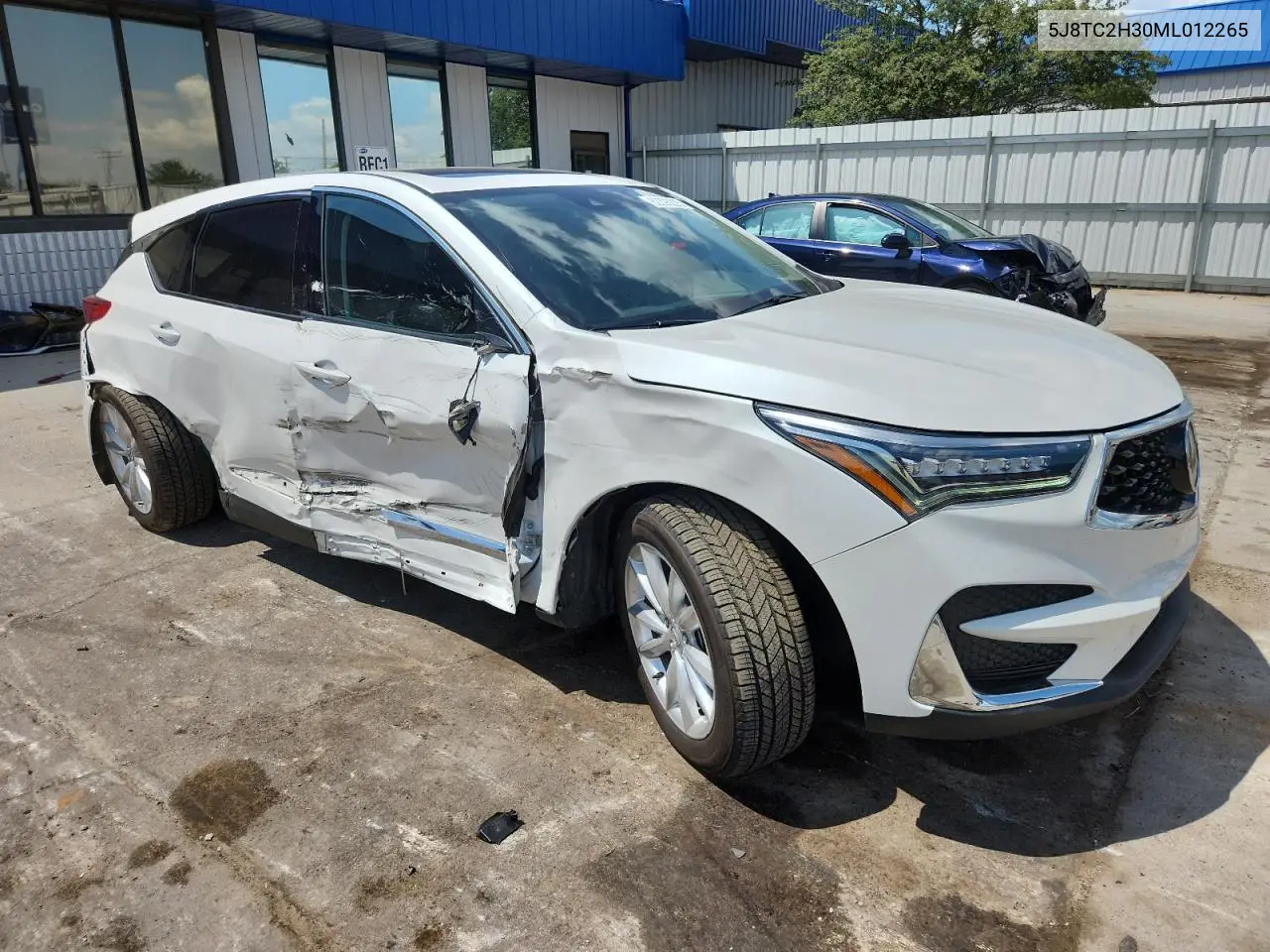 2021 Acura Rdx VIN: 5J8TC2H30ML012265 Lot: 62298325
