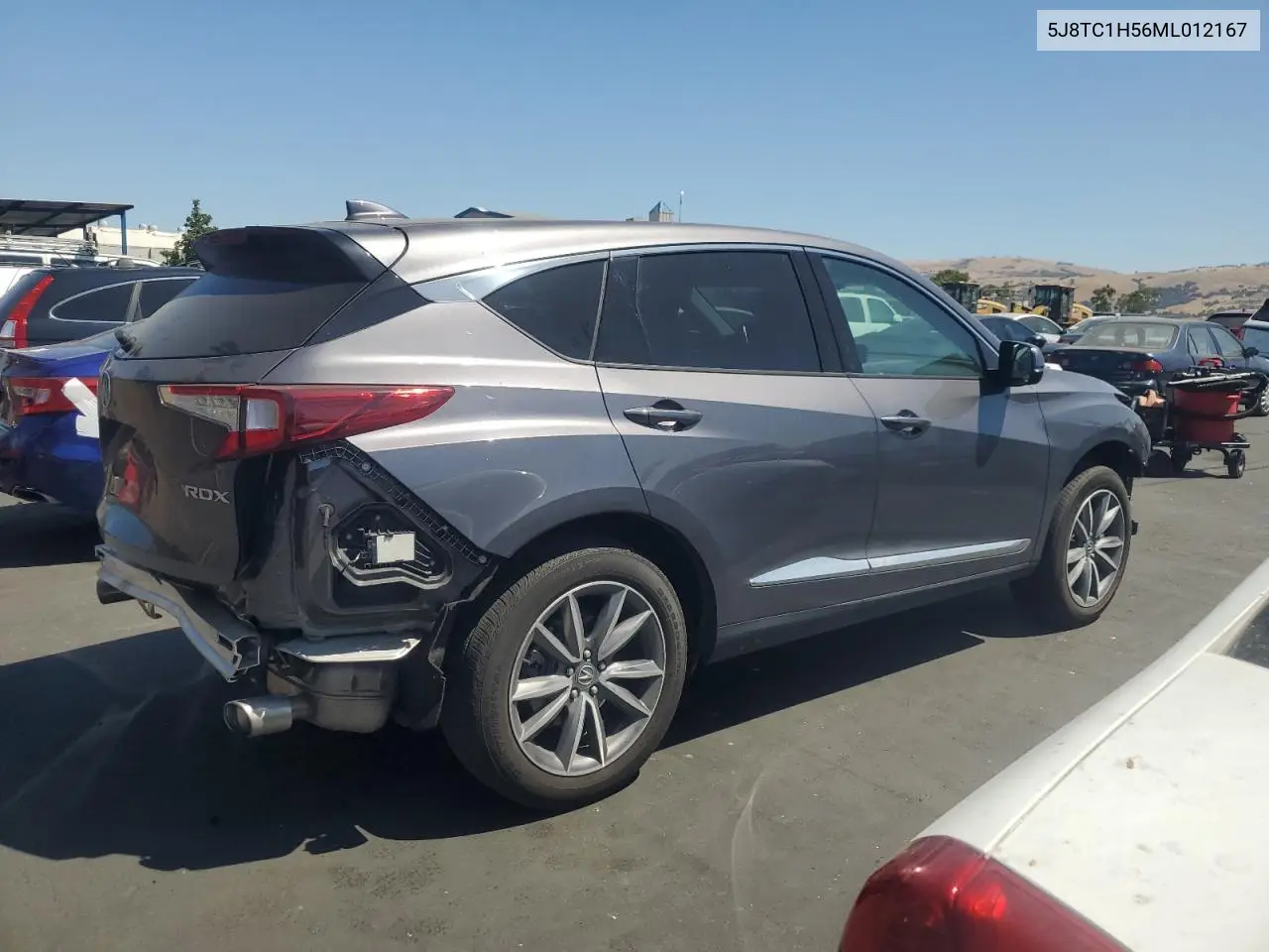 2021 Acura Rdx Technology VIN: 5J8TC1H56ML012167 Lot: 62325985