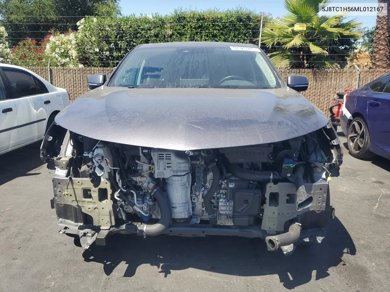 2021 Acura Rdx Technology VIN: 5J8TC1H56ML012167 Lot: 62325985