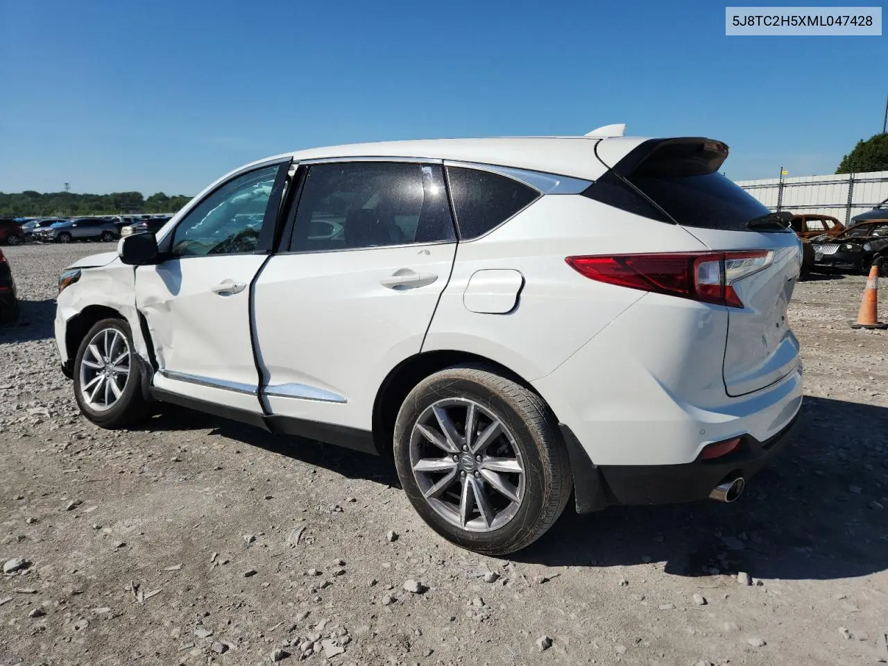 2021 Acura Rdx Technology VIN: 5J8TC2H5XML047428 Lot: 63036365