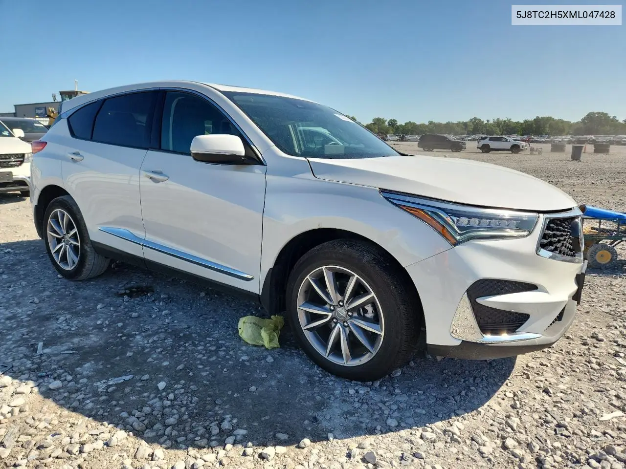 2021 Acura Rdx Technology VIN: 5J8TC2H5XML047428 Lot: 63036365