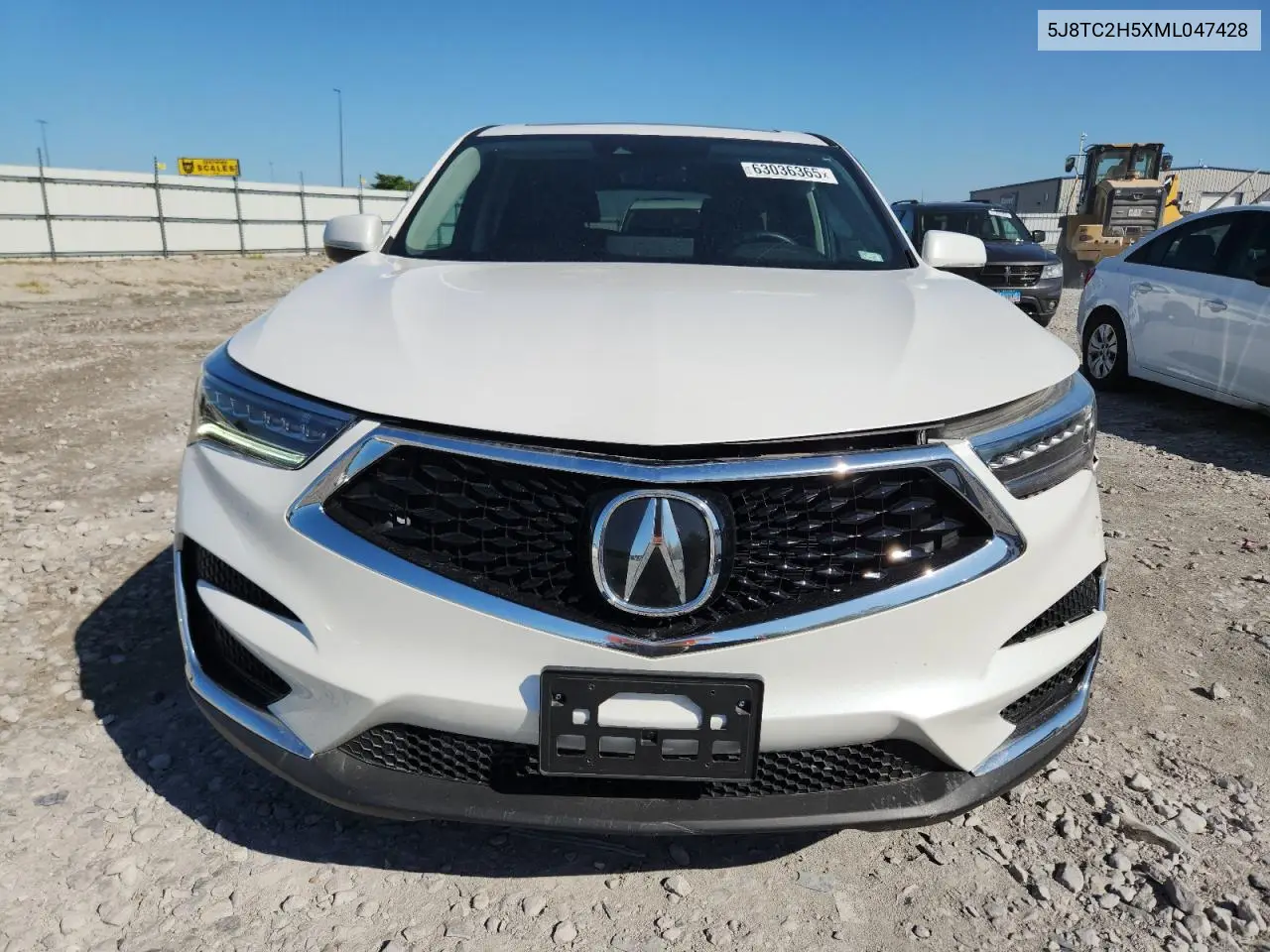 2021 Acura Rdx Technology VIN: 5J8TC2H5XML047428 Lot: 63036365