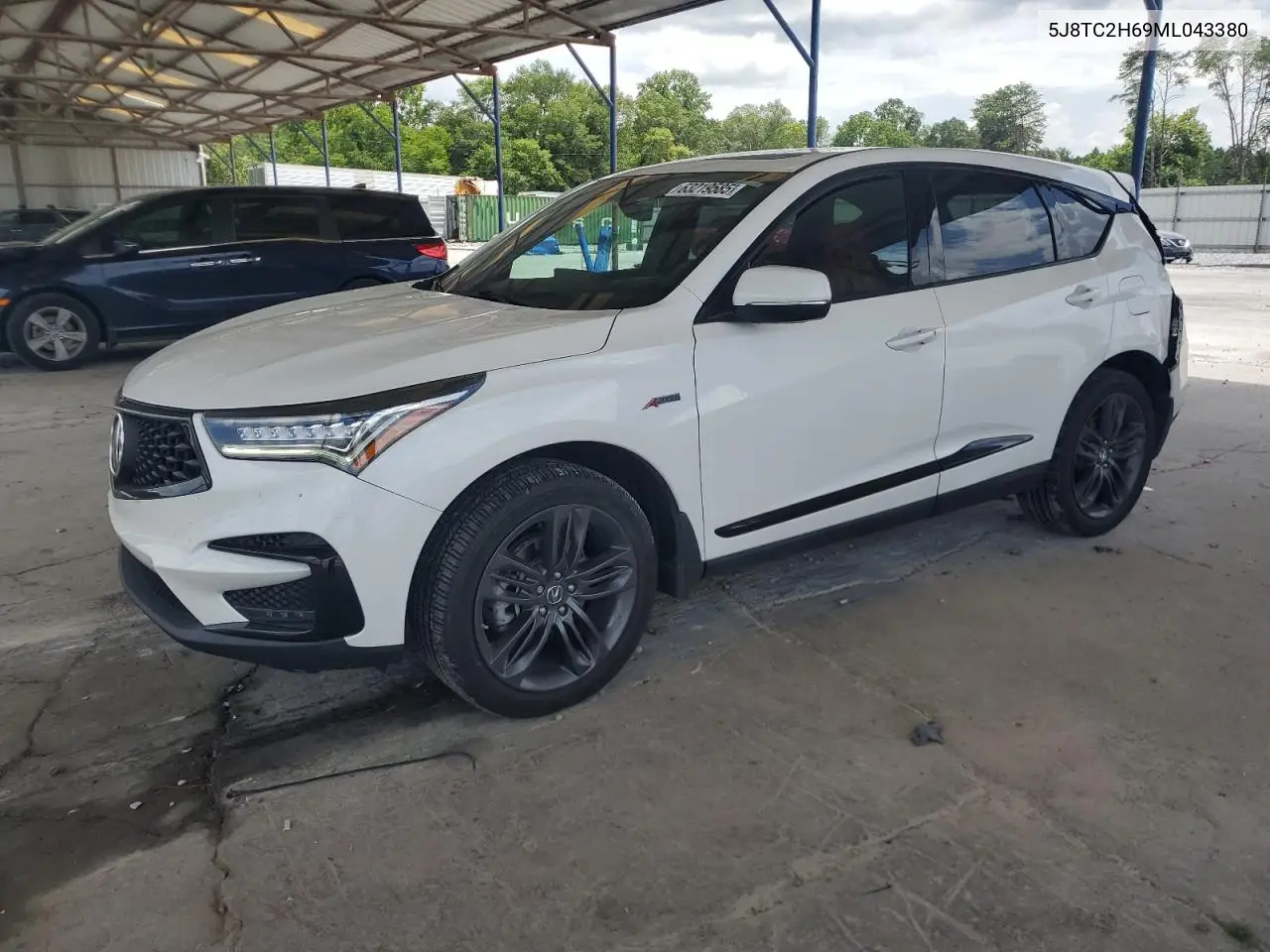 2021 Acura Rdx A-Spec VIN: 5J8TC2H69ML043380 Lot: 63219585