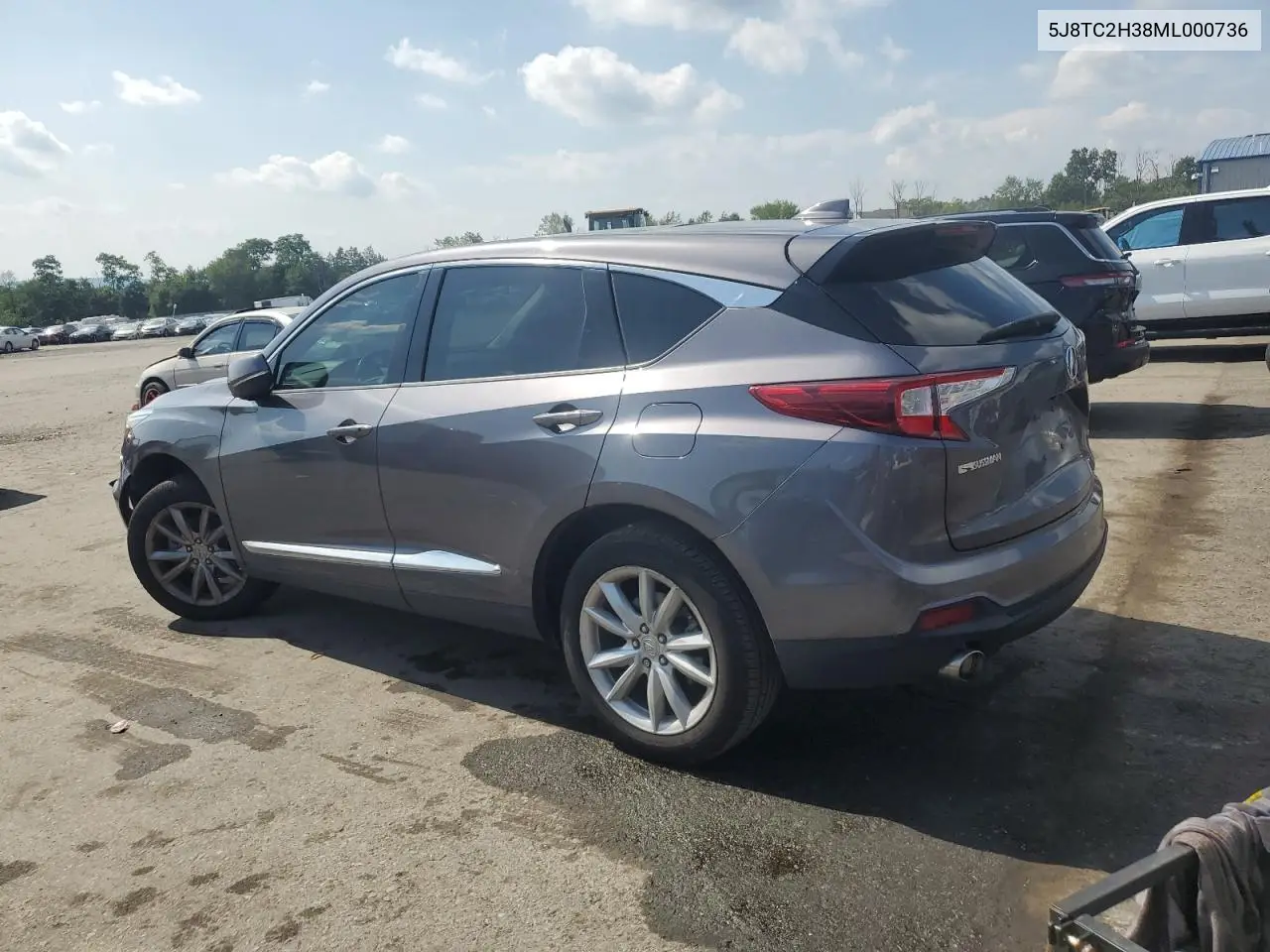 2021 Acura Rdx VIN: 5J8TC2H38ML000736 Lot: 63932215