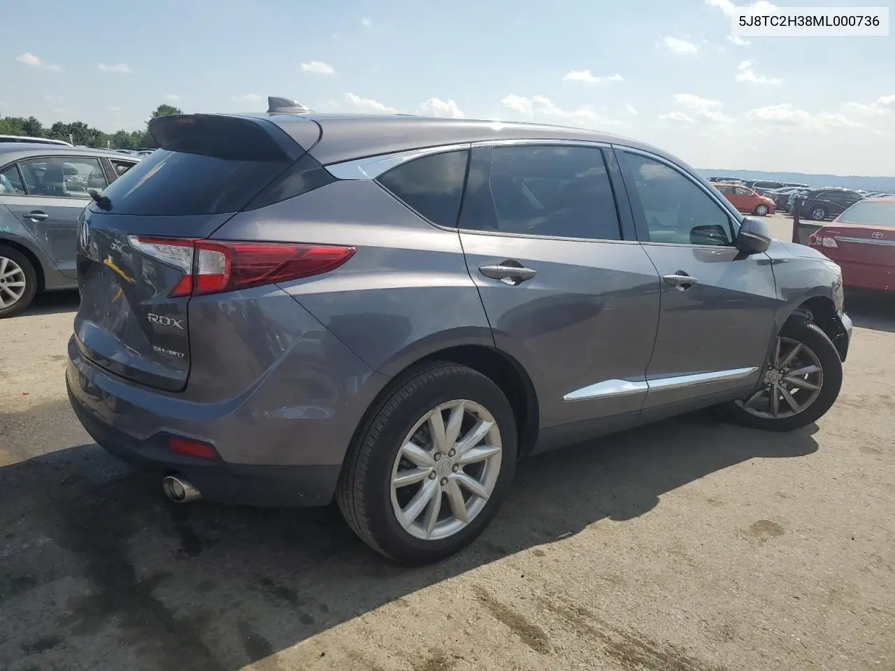 2021 Acura Rdx VIN: 5J8TC2H38ML000736 Lot: 63932215
