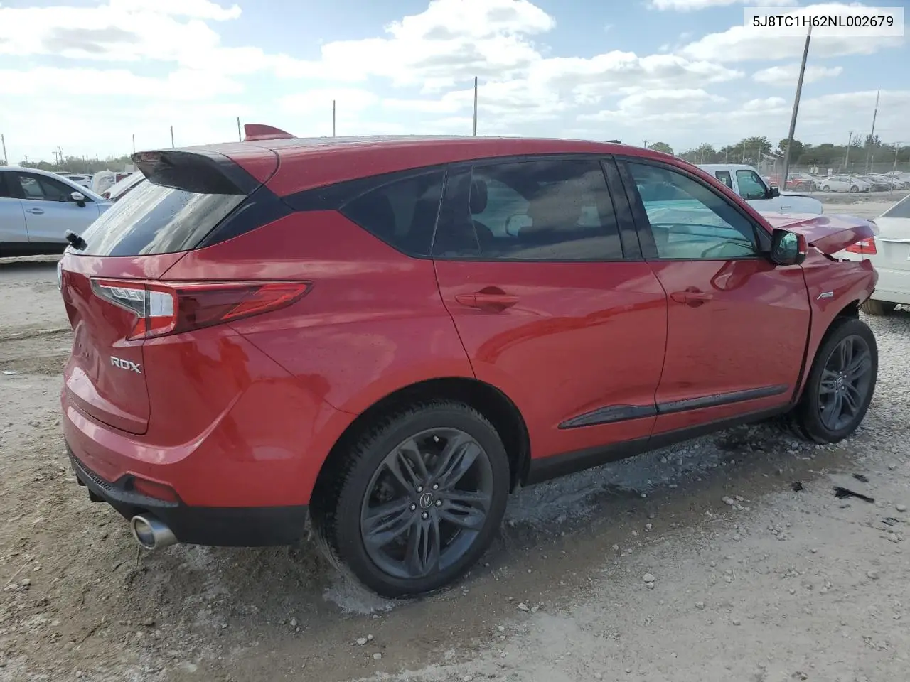 2022 Acura Rdx A-Spec VIN: 5J8TC1H62NL002679 Lot: 54648315