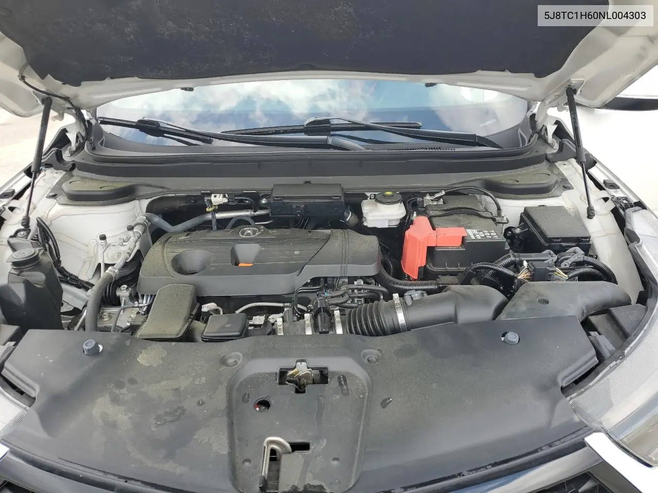 2022 Acura Rdx A-Spec VIN: 5J8TC1H60NL004303 Lot: 55949505
