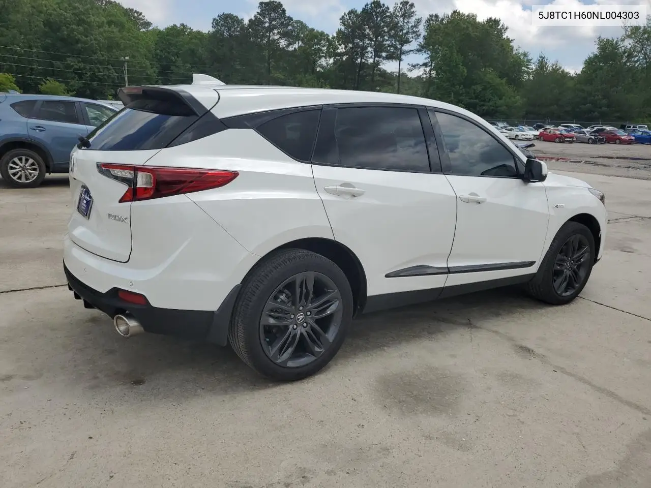 2022 Acura Rdx A-Spec VIN: 5J8TC1H60NL004303 Lot: 55949505