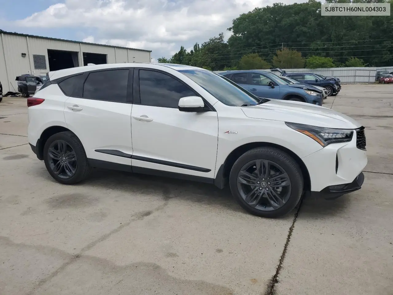 2022 Acura Rdx A-Spec VIN: 5J8TC1H60NL004303 Lot: 55949505