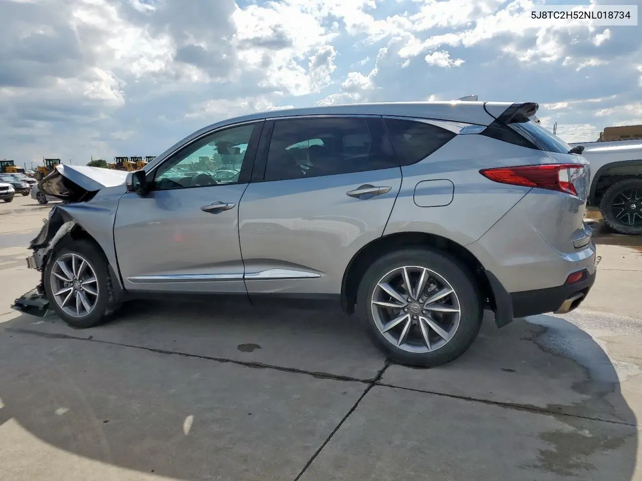 2022 Acura Rdx Technology VIN: 5J8TC2H52NL018734 Lot: 56033955